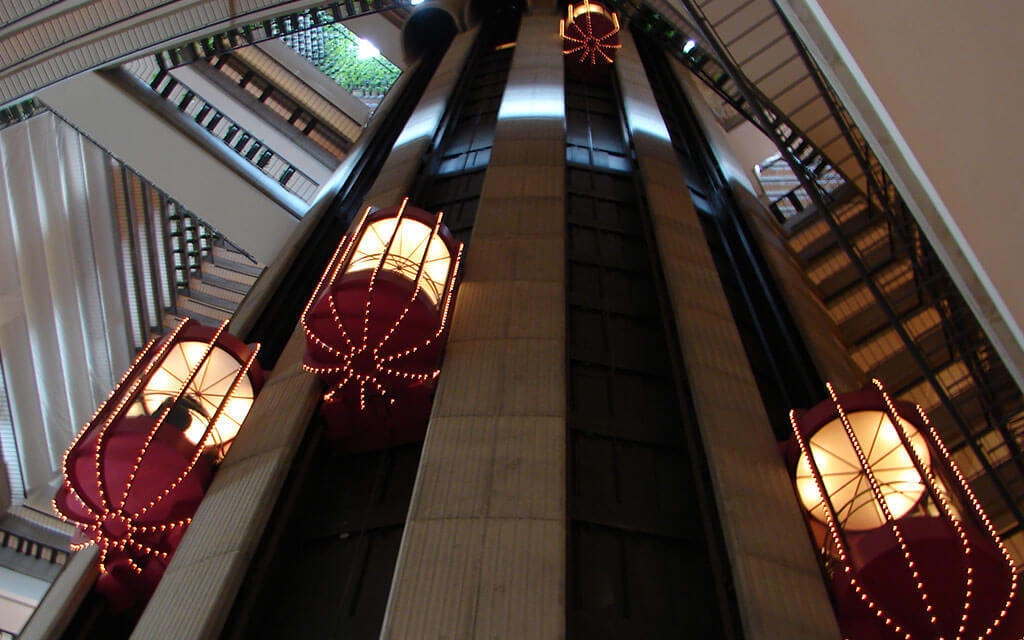 Thang máy kính Atlanta Marriott Marquis – Mỹ